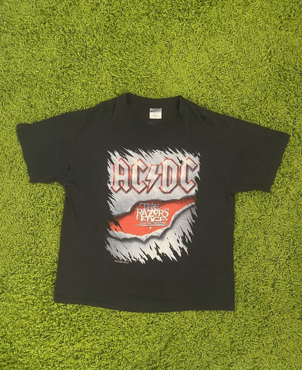 Ac/Dc × Vintage Vintage AC/DC t-shirt - image 1