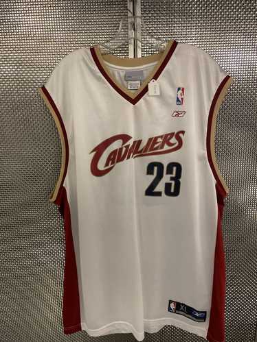 Lebron James #23 Cleveland Cavs White Away Rookie Jersey NBA Authentic  youth XL