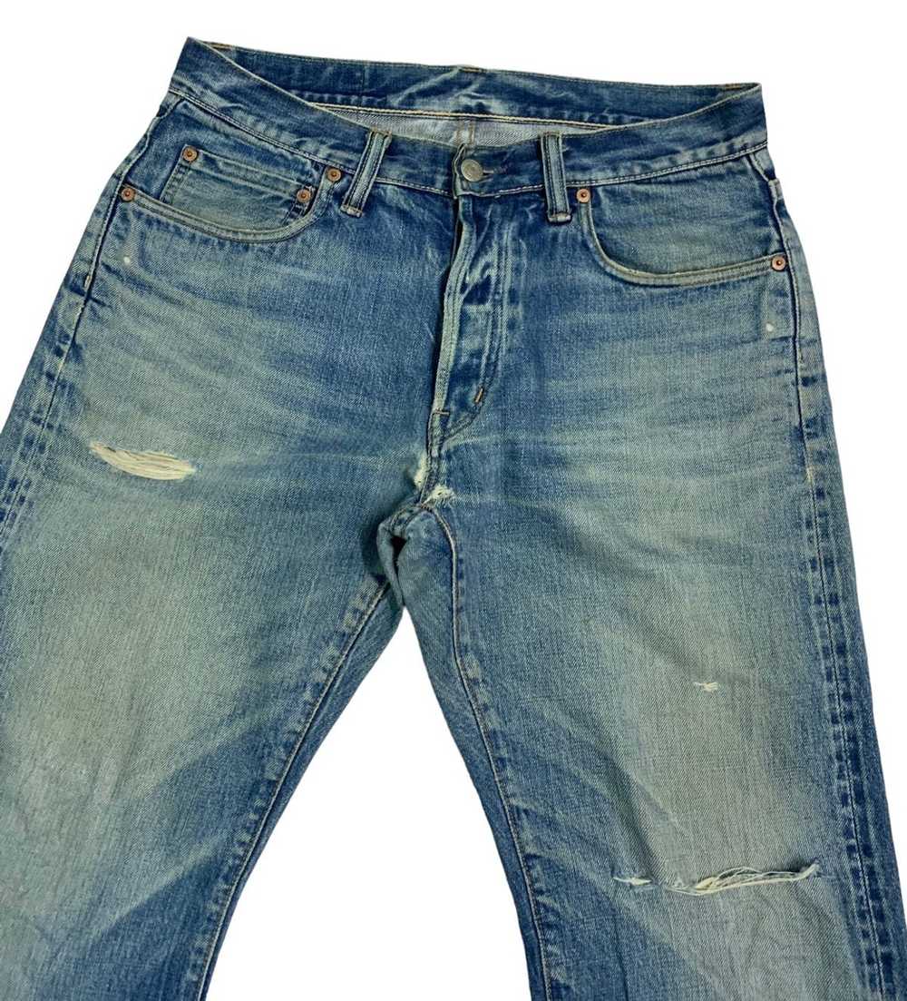 45rpm × Designer × Distressed Denim Vintage 45RPM… - image 10