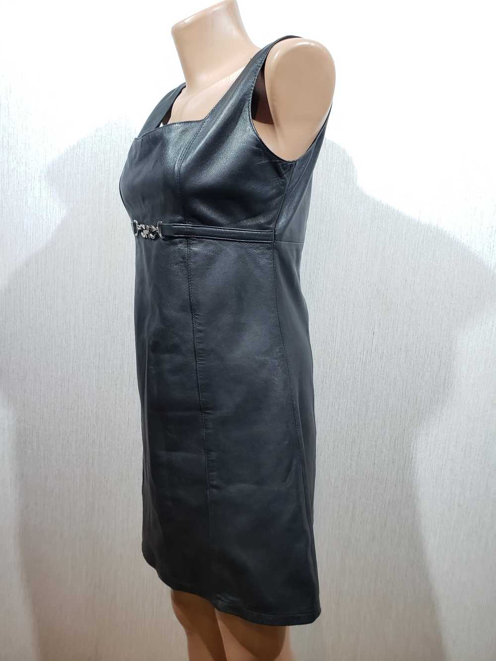 Movie × Rare Stylish black leather dress. - image 3