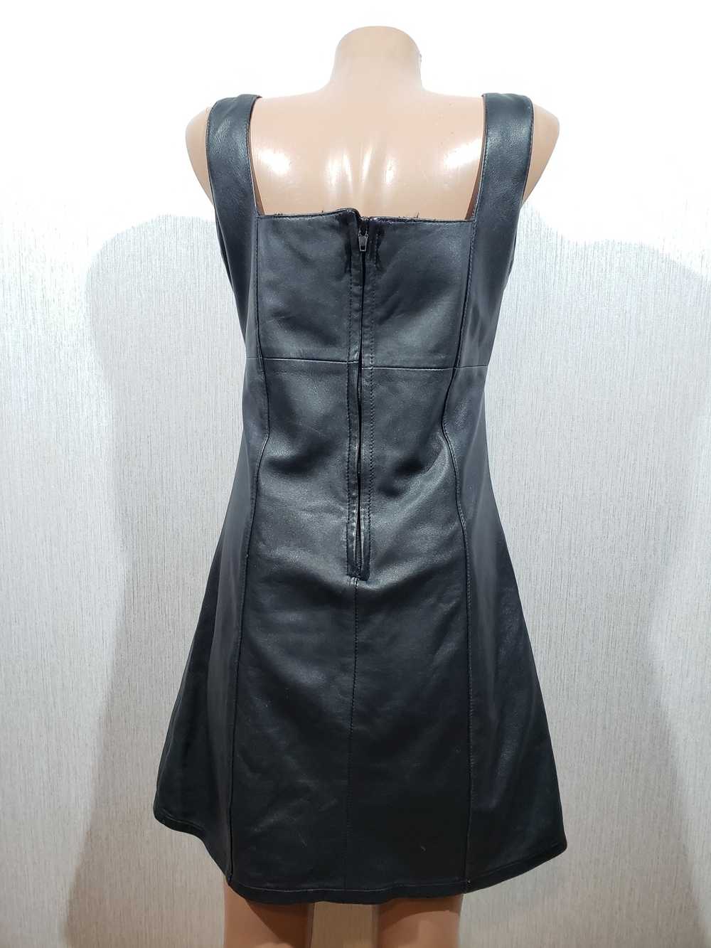 Movie × Rare Stylish black leather dress. - image 4