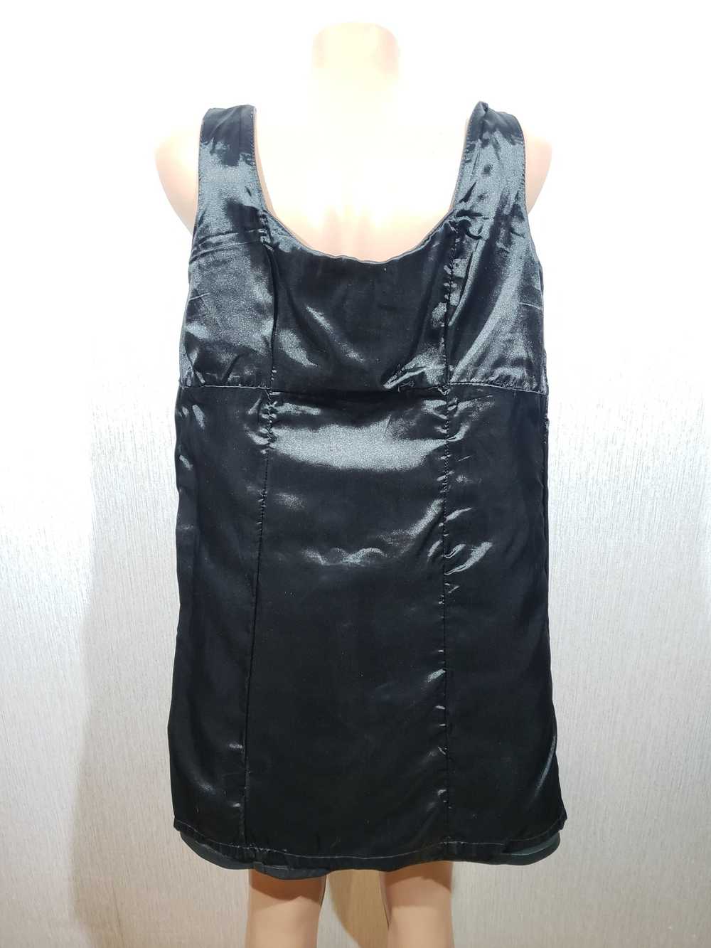 Movie × Rare Stylish black leather dress. - image 6