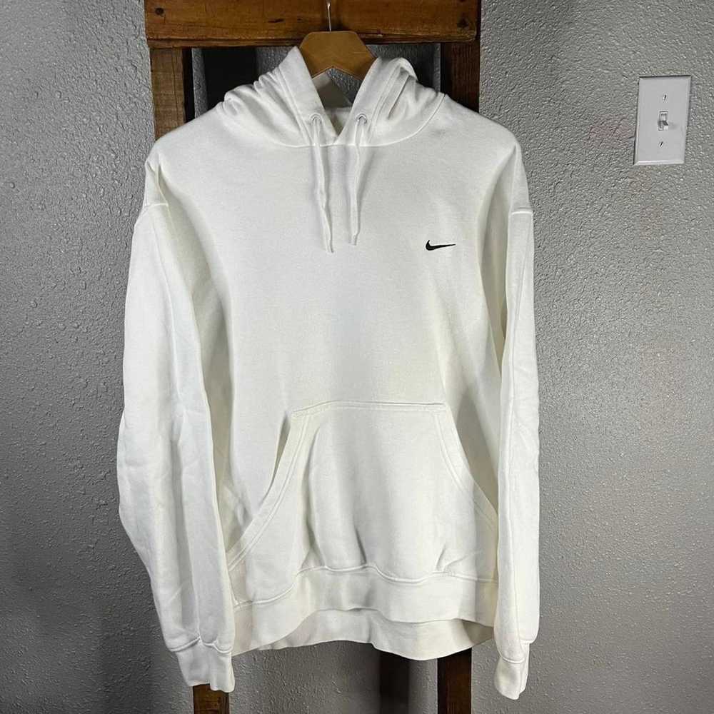 Nike × Vintage Vintage Y2K white Nike hoodie - image 1