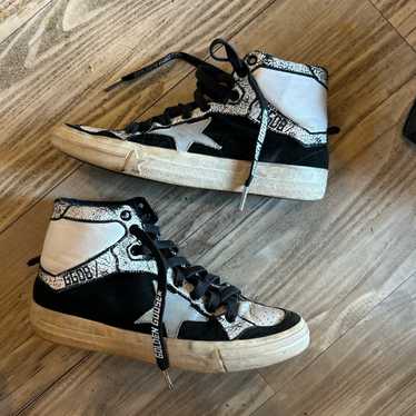 Golden goose 2.12 black 2025 glitter