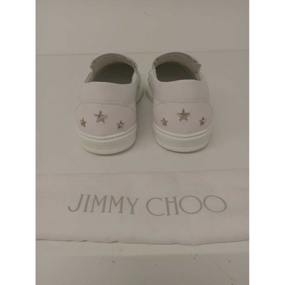 Jimmy Choo Leather low trainers - image 10