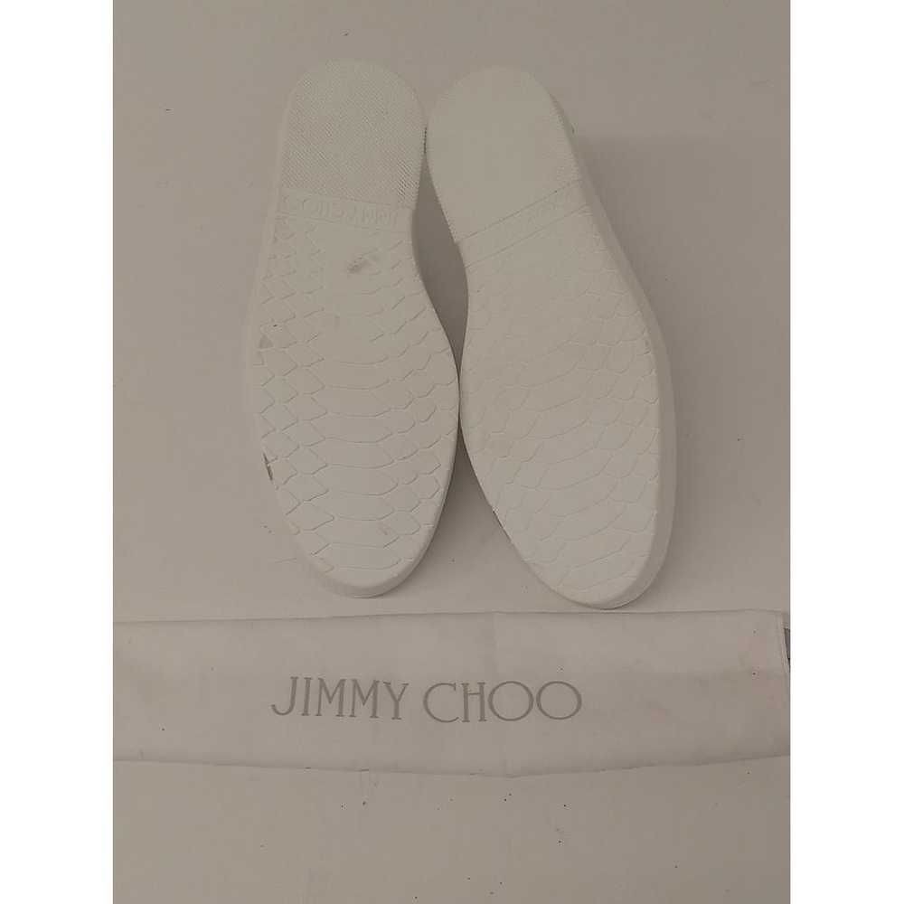 Jimmy Choo Leather low trainers - image 3