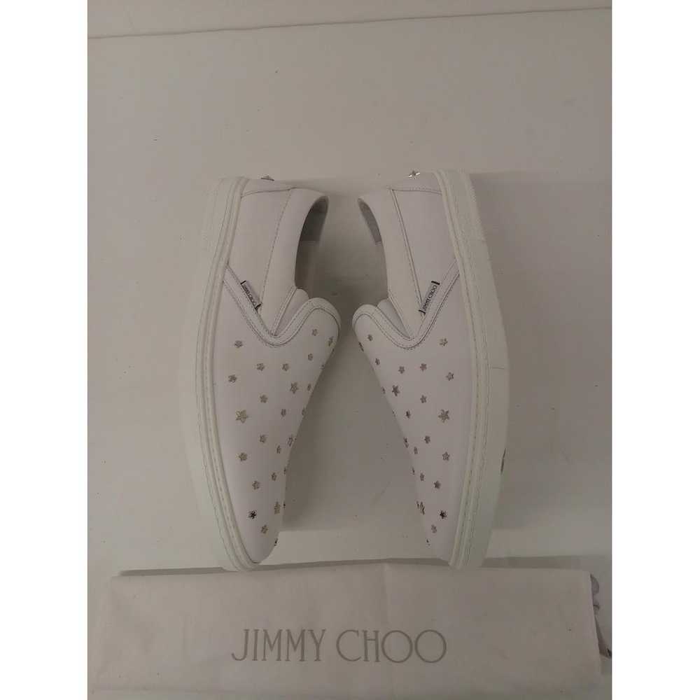 Jimmy Choo Leather low trainers - image 7