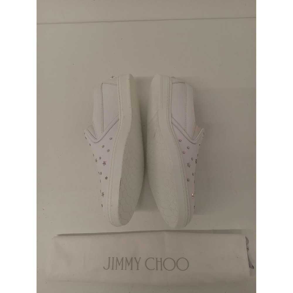 Jimmy Choo Leather low trainers - image 9