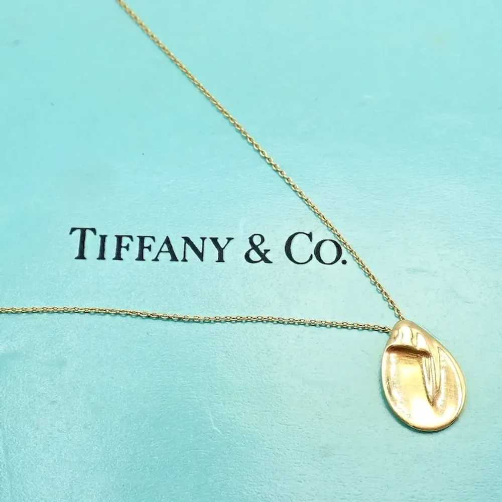 Tiffany & Co Peretti 18k Yellow Gold Madonna Pend… - image 12