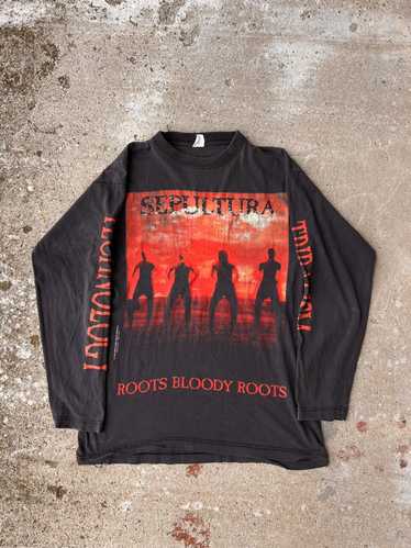 Band Tees × Vintage RARE t-shirt SEPULTURA roots b