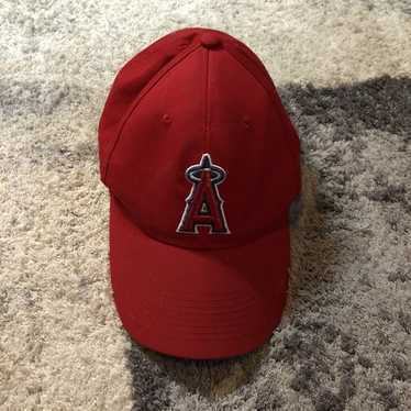 Los Angeles Angels Of Anaheim Baseball Hat With Halo Emblems. Mesh