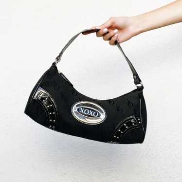 PPC7149 BLACK Small Box Clutch With Thick Chain Strap - Clutch