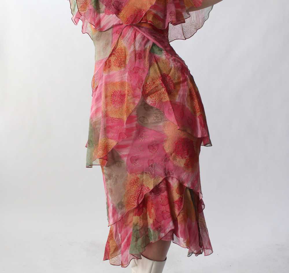 70s Holly’s Harp Ruffle Dress - image 2