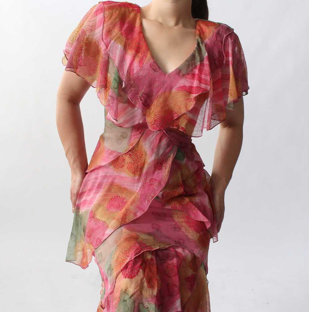 70s Holly’s Harp Ruffle Dress - image 9