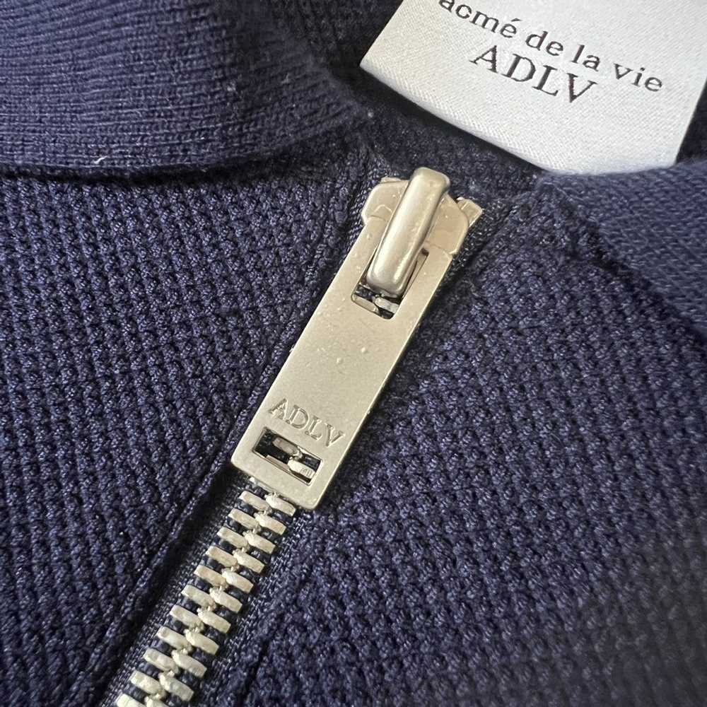 Acme Clothing Acme de la vie navy polo zip up - image 3