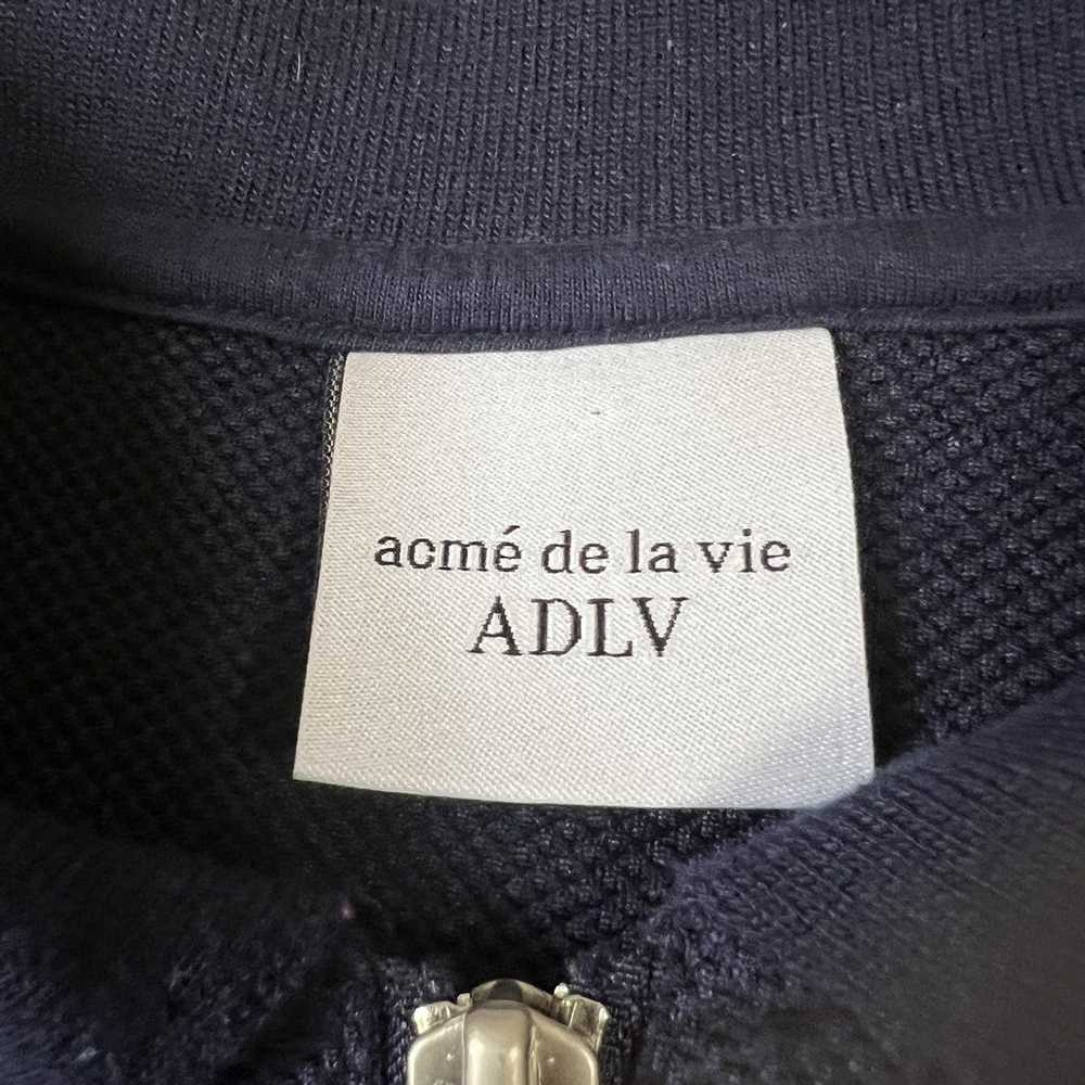 Acme Clothing Acme de la vie navy polo zip up - image 4