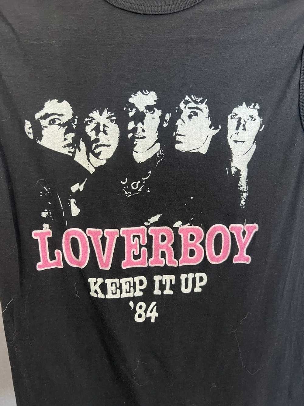 Band Tees × Vintage Vintage 1984 Loverboy Keep it… - image 4