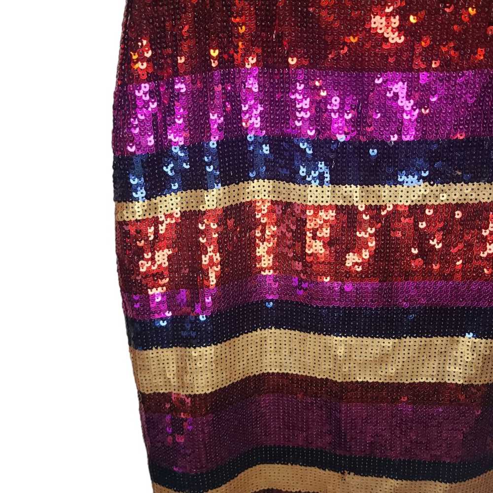 Trina Turk Trina Turk Cava Striped Sequin Skirt - image 2