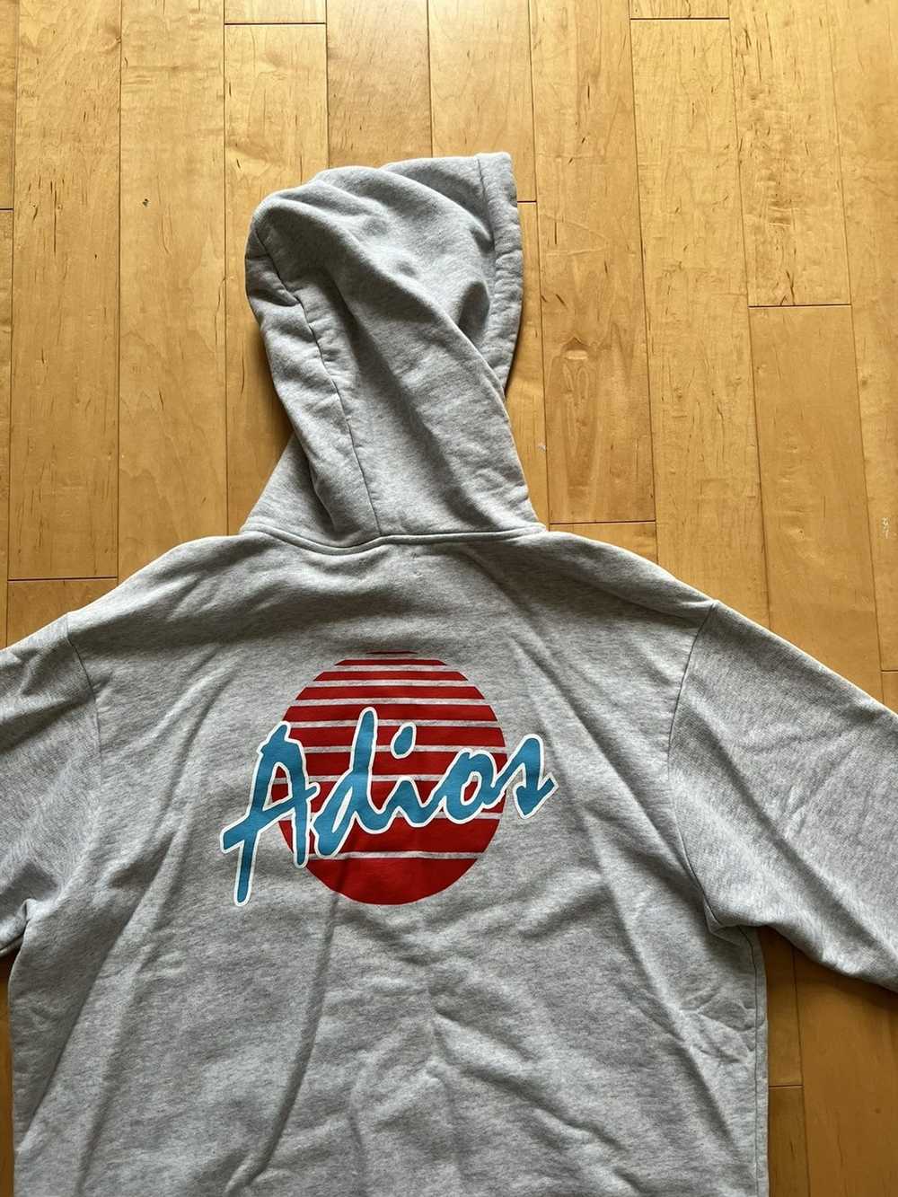 Palm Angels Palm Angels Adios Grey Hoodie - image 4