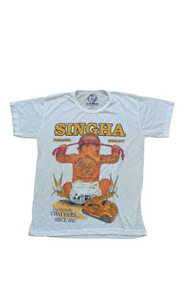 Streetwear × Vintage Singha Streetwear T-shirt