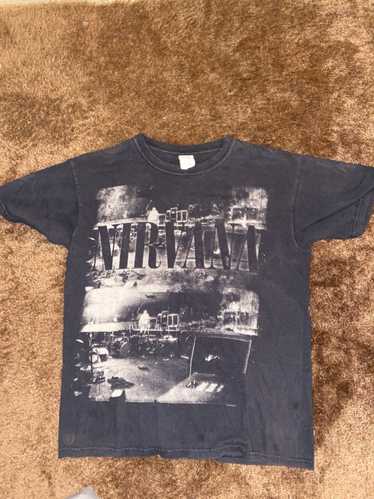 Nirvana × Vintage Vintage 1993 Nirvana "Lithium" T