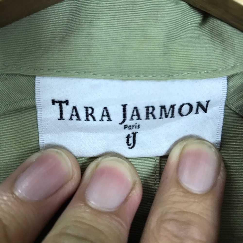 Vintage Vintage Tara Jarmon Paris Trench Coat Jac… - image 7