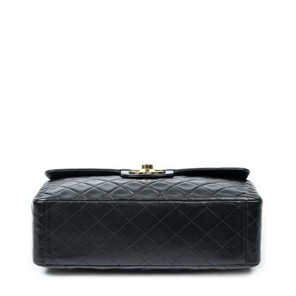 Chanel Maxi Jumbo XL Flap in Black Quilted Lambsk… - image 4