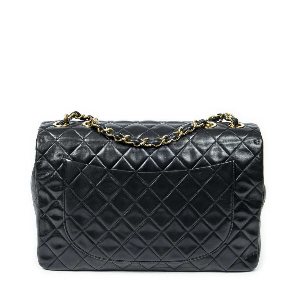 Chanel Maxi Jumbo XL Flap in Black Quilted Lambsk… - image 7