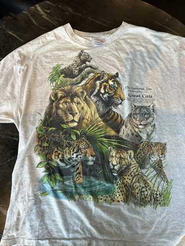 Vintage single stitched zoo t