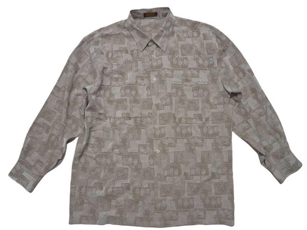 Japanese Brand ARAMIS ButtonDown FullPrint Japan … - image 1