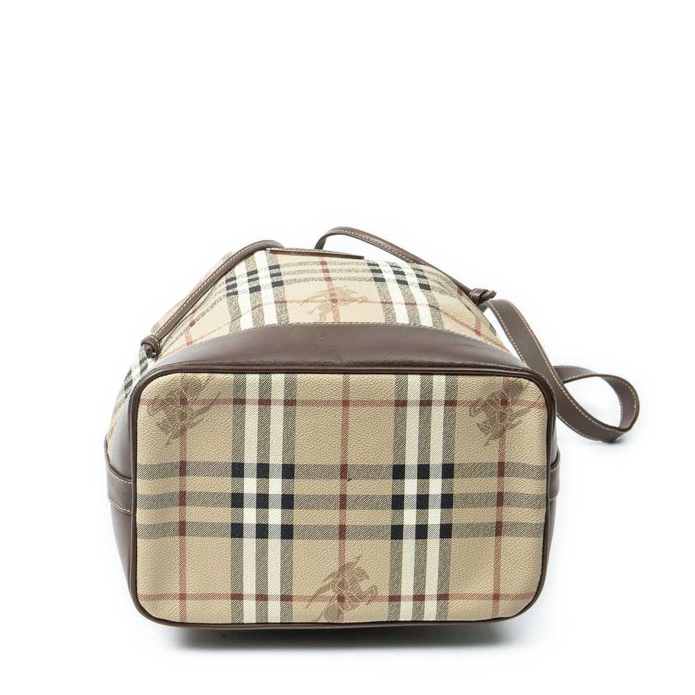 Burberry Burberrys Drawstring Bucket Tote in Beig… - image 5