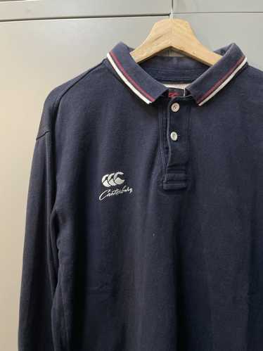 Super rare Canterbury of new Zealand color block rugby shirt