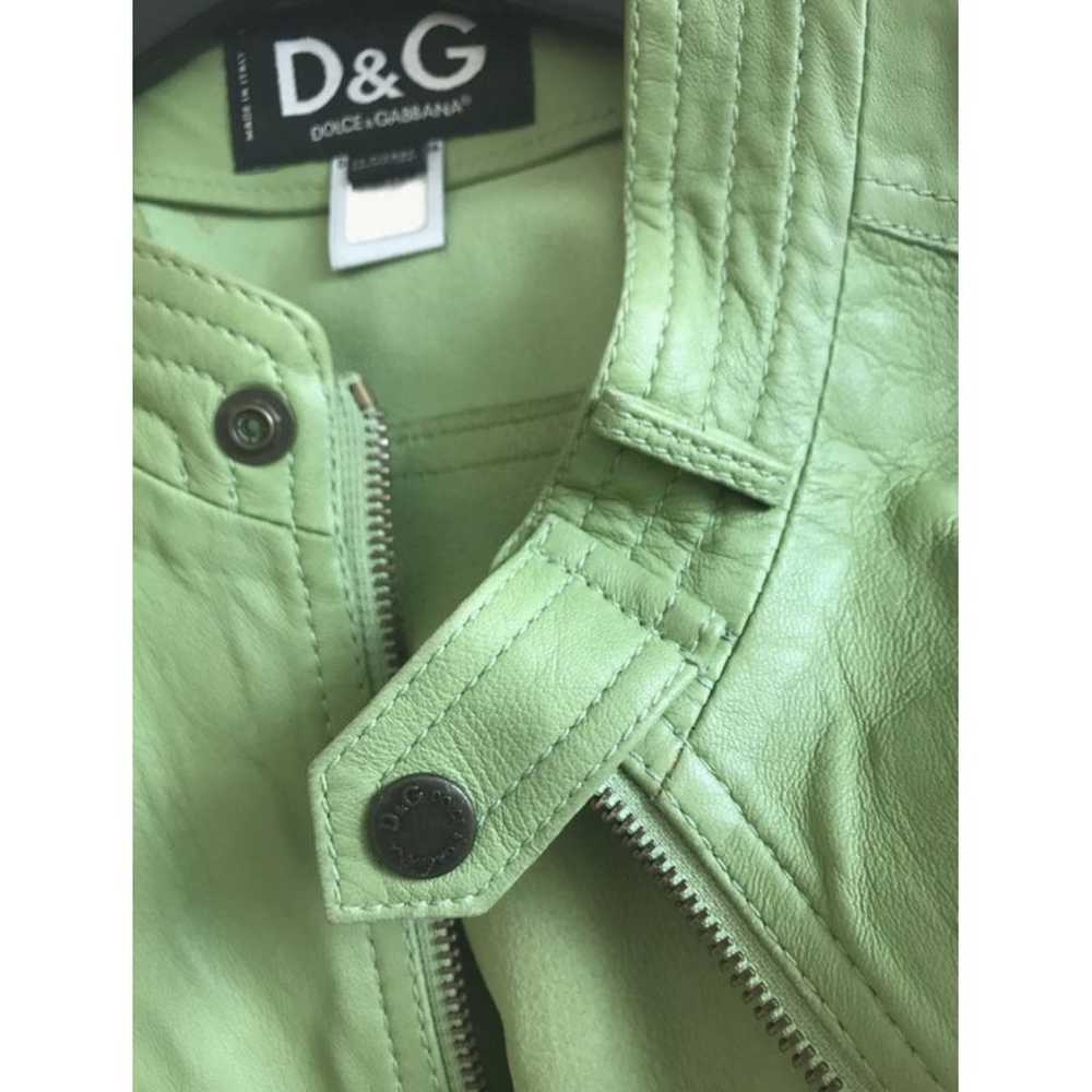 D&G Leather biker jacket - image 2