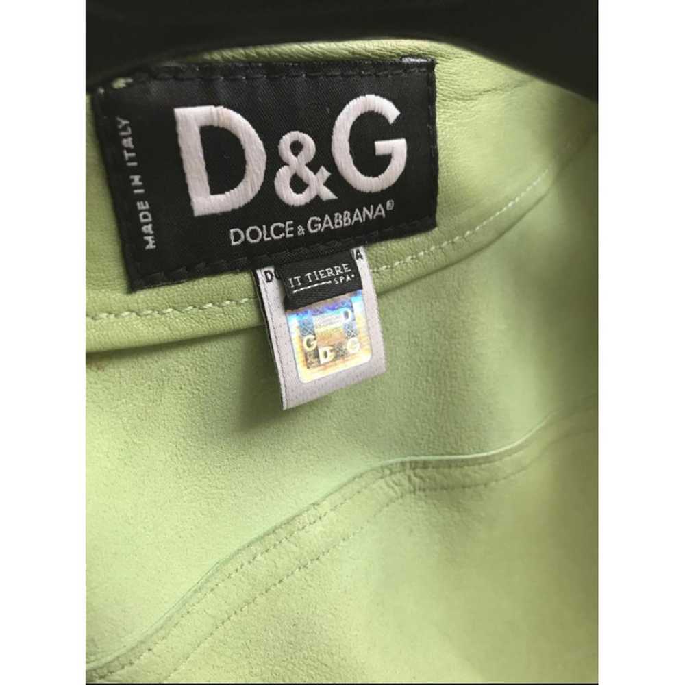 D&G Leather biker jacket - image 6
