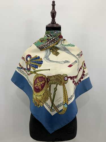 Hermes × Vintage Vintage 60s Hermes Silk Scarf Le 