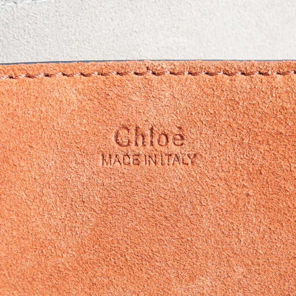 Chloé Drew small model shoulder bag in orange sue… - image 4