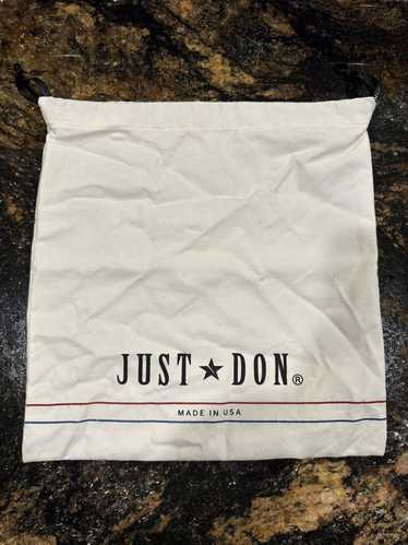 Just Don Just Don White Canvas Dust Bag