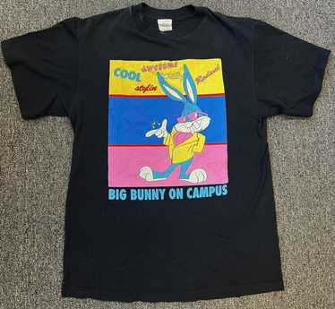 90s Bugs Bunny Letterman Shirt Vintage Polo Varsity Button