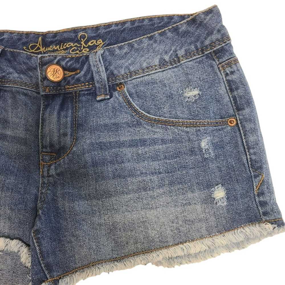 American Rag American Rag Short Jean Shorts Fraye… - image 6