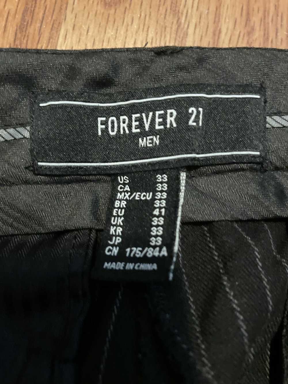 Forever 21 Black with Stripe Dress Pants (Skinny … - image 3