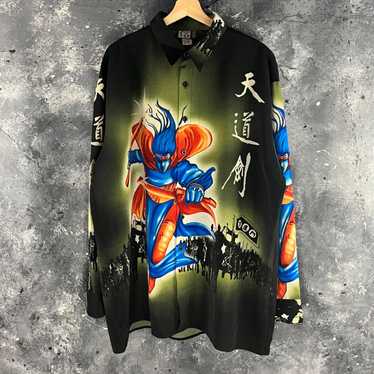 Vintage Vintage 80’s Samurai Asian style shirt - image 1