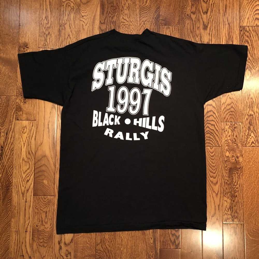 Made In Usa × Vintage Vintage 1997 Sturgis Black … - image 3