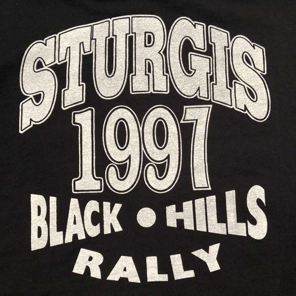 Made In Usa × Vintage Vintage 1997 Sturgis Black … - image 4