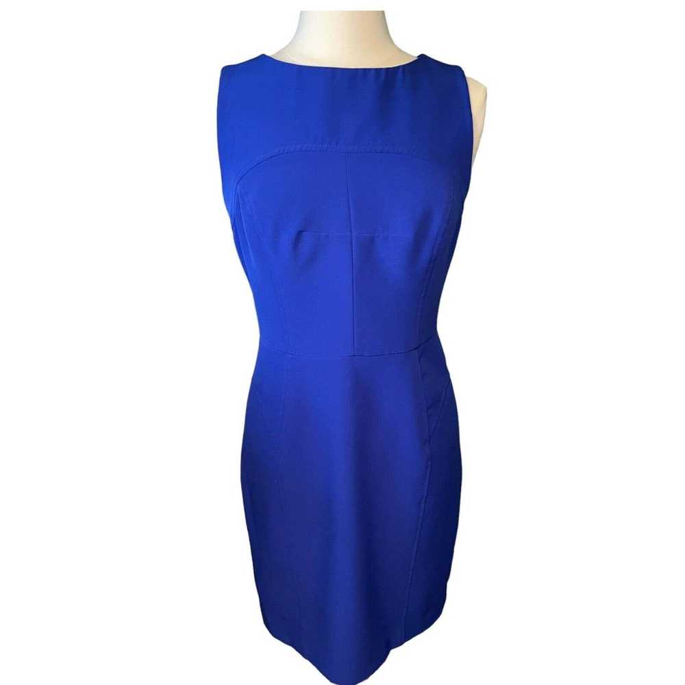 Milly Milly Cobalt Blue Stretchy Sheath Dress Kne… - image 1