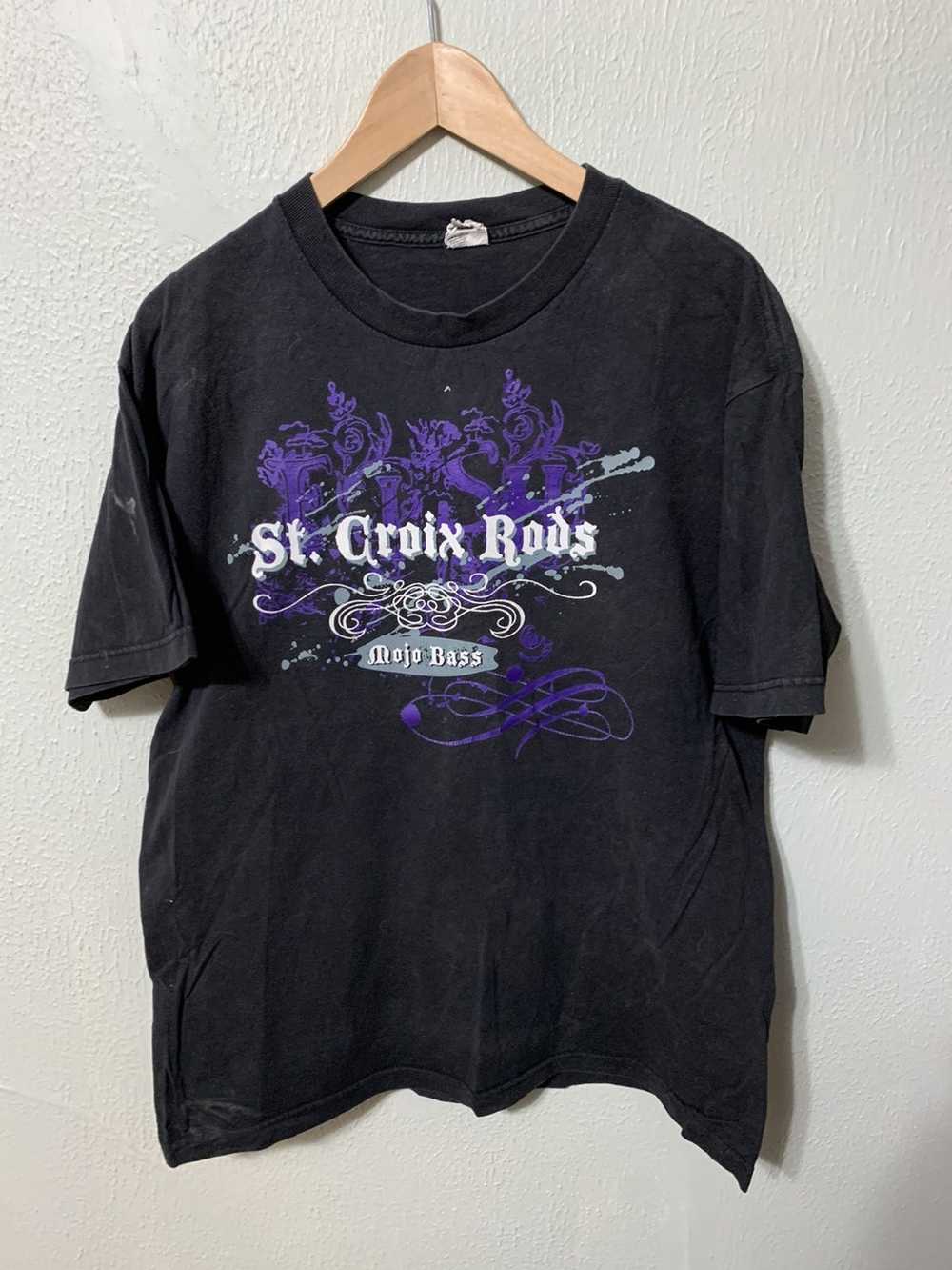 Tee × Tee Shirt × Vintage Vintage St Croix Rods M… - image 1