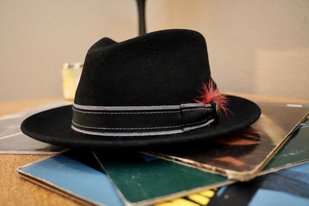 Goorin Bros. Goorin Bros Black Felt Fedora Size S… - image 4