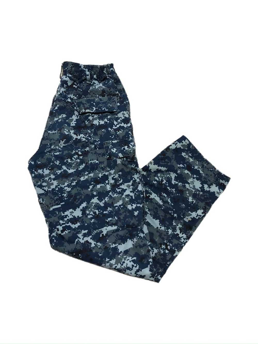 US Navy BDU Field Uniform Set Digital Navy Blue Camo for $33.99