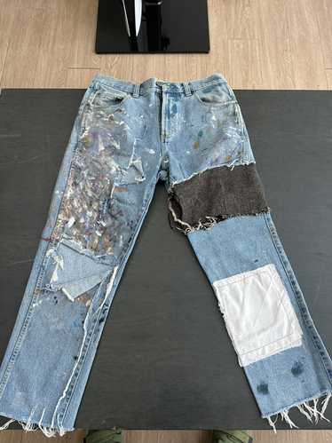 Vintage Deconstructed Denim Pants