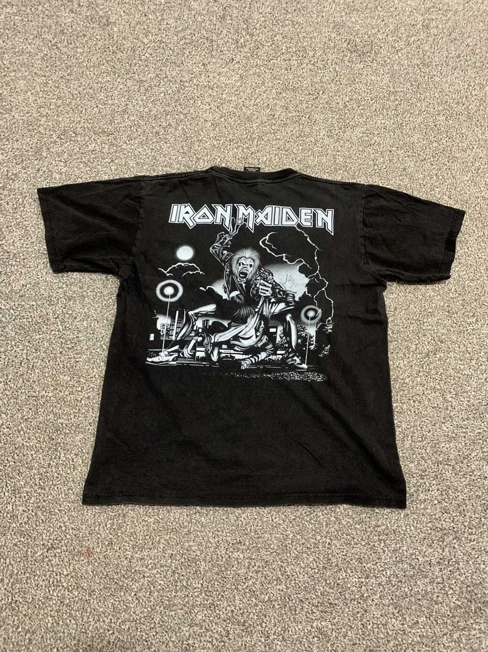 Iron Maiden × Rock T Shirt × Vintage Iron Maiden … - image 2