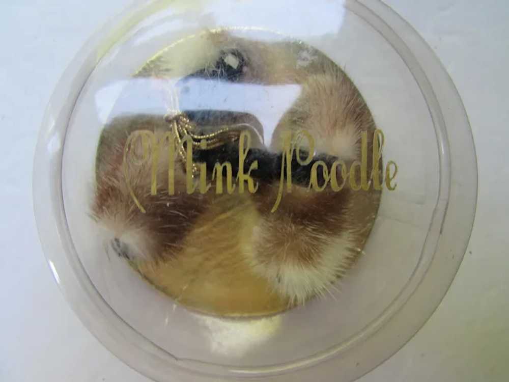 SALE Mink Poodle Brooch Original Box - image 6